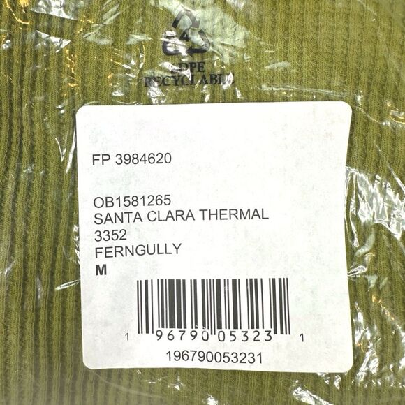 Free People Santa Clara Thermal Top - Ferngully - Size Medium - Picture 7 of 7